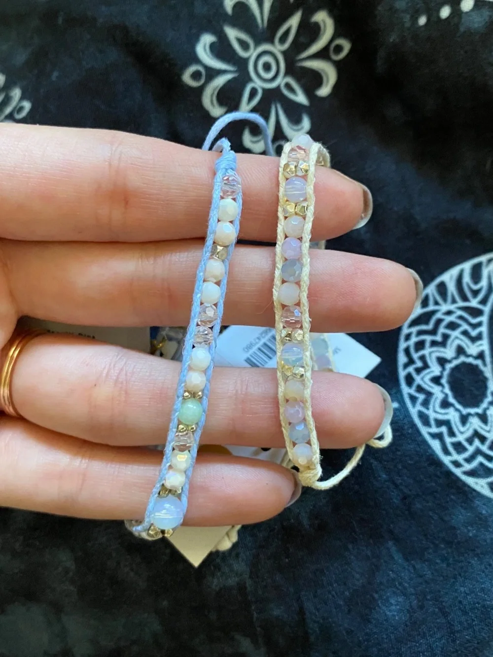 Lotus and Luna Pull Through Bracelets—Set of 2 - Picture 2 of 7